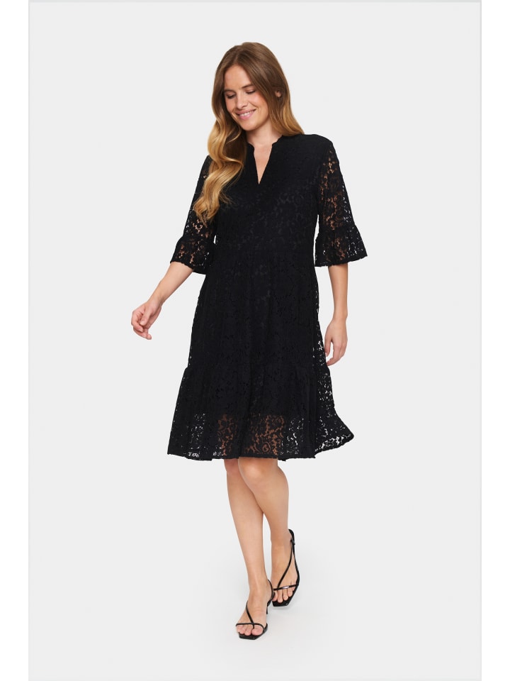 Платье ZannaSZ, свободного кроя, черного цвета SAINT TROPEZ
Платье ZannaSZ, свободного кроя, черного цвета SAINT TROPEZ