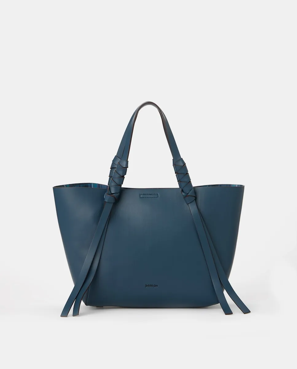 Клатч с плетеными ручками Jo & Mr. Joe, синий
Клатч с плетеными ручками Jo & Mr. Joe, синий