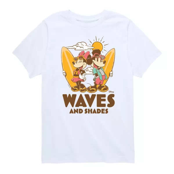 Футболка с рисунком волн и оттенков Микки и Минни Маус для мальчиков 8-20 лет Disney, белый
Футболка с рисунком волн и оттенков Микки и Минни Маус для мальчиков 8-20 лет Disney, белый