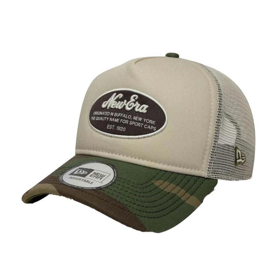 Шапка New Era, модель New Era Oval Patch Cream 9forty E-frame Trucker, цвет бежевый
Шапка New Era, модель New Era Oval Patch Cream 9forty E-frame Trucker, цвет бежевый