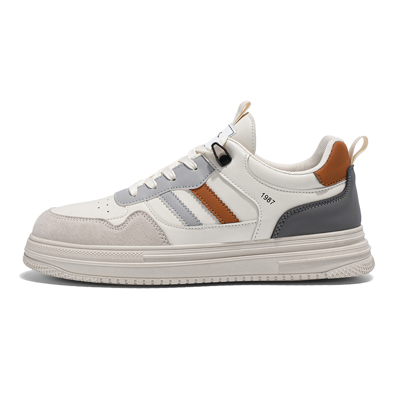 NANJIREN Антискользящие и износостойкие низкие скейтерские кроссовки для мужчин с эффектом увеличения роста - бело-коричневые, цвет White Brown
NANJIREN Антискользящие и износостойкие низкие скейтерские кроссовки для мужчин с эффектом увеличения роста - бело-коричневые, цвет White Brown