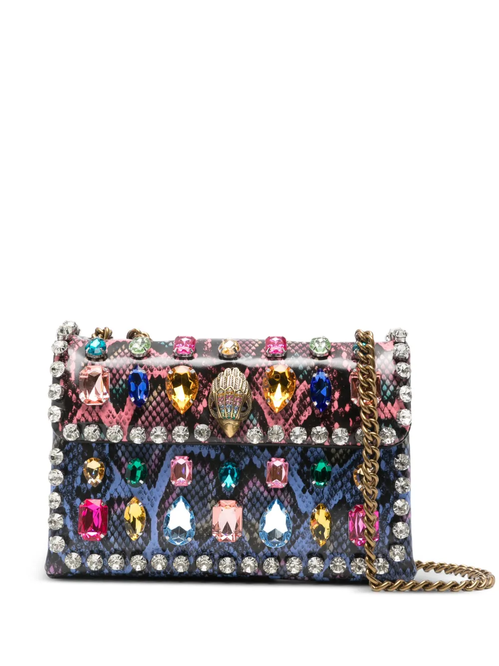 Мини-сумка на плечо Kensington с украшением в виде змеи с принтом Kurt Geiger London, синий
Мини-сумка на плечо Kensington с украшением в виде змеи с принтом Kurt Geiger London, синий