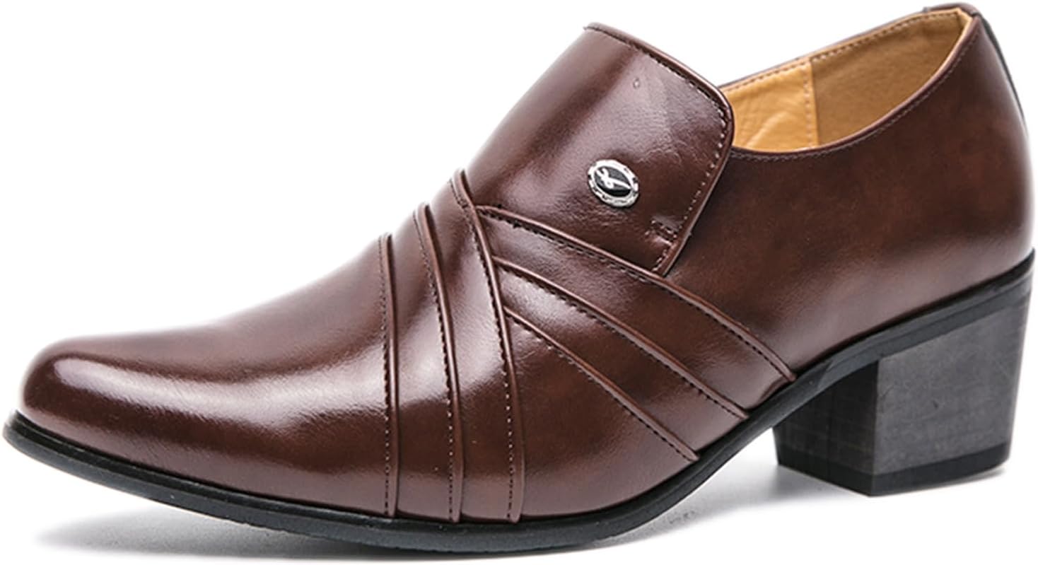 Мужские кожаные туфли-оксфорды с заостренным носком и блочными каблуками, на мягкой подошве, средний устойчивый каблук, ретро-стиль, низкие туфли для выхода, бизнес-мероприятий, работы, свиданий и свадеб Adkgbe, коричневый
Мужские кожаные туфли-оксфорды с заостренным носком и блочными каблуками, на мягкой подошве, средний устойчивый каблук, ретро-стиль, низкие туфли для выхода, бизнес-мероприятий, работы, свиданий и свадеб Adkgbe, коричневый