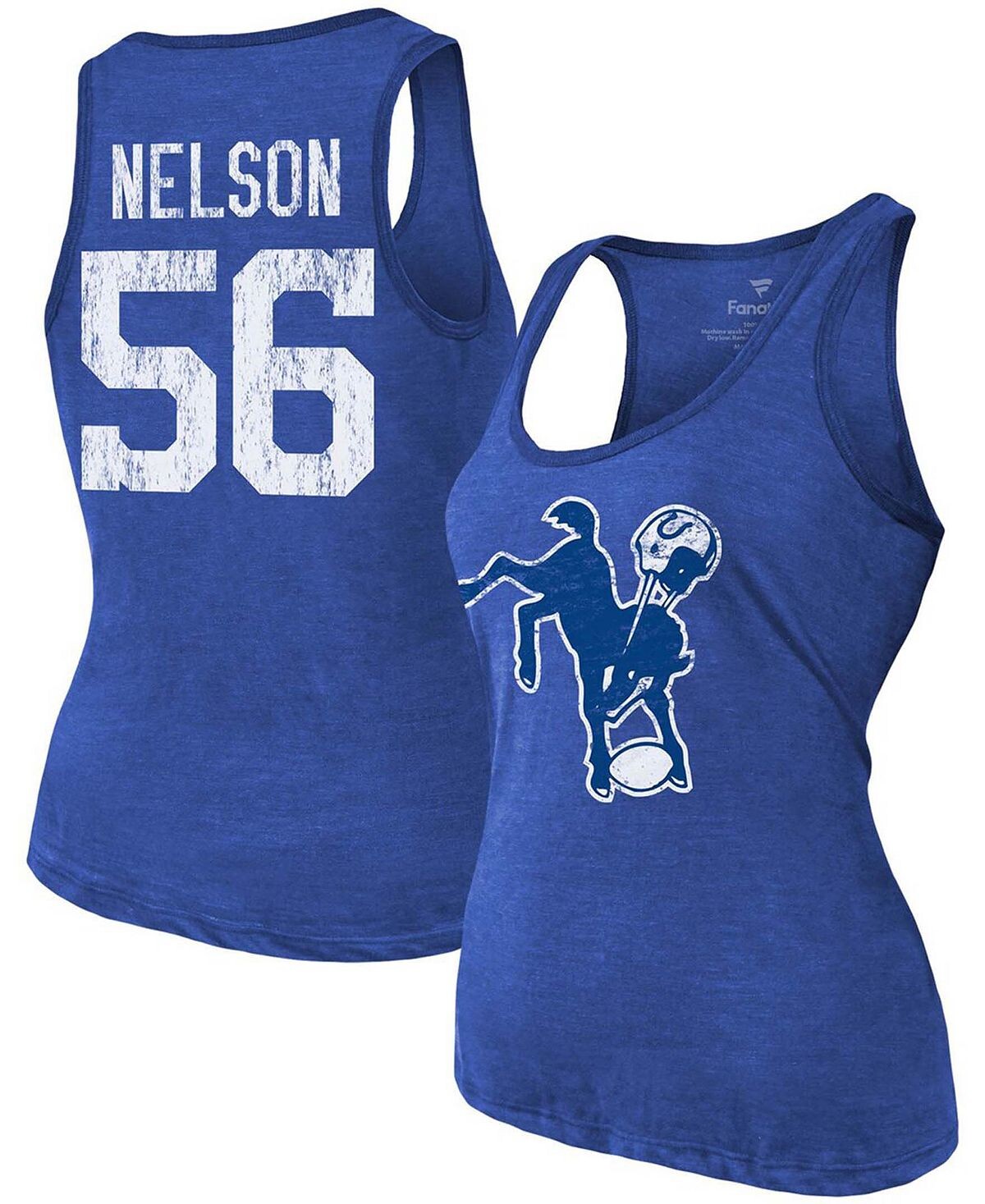 Женская майка Quenton Nelson Heathered Royal Indianapolis Colts с именем и номером из трехцветной смеси Fanatics
Женская майка Quenton Nelson Heathered Royal Indianapolis Colts с именем и номером из трехцветной смеси Fanatics