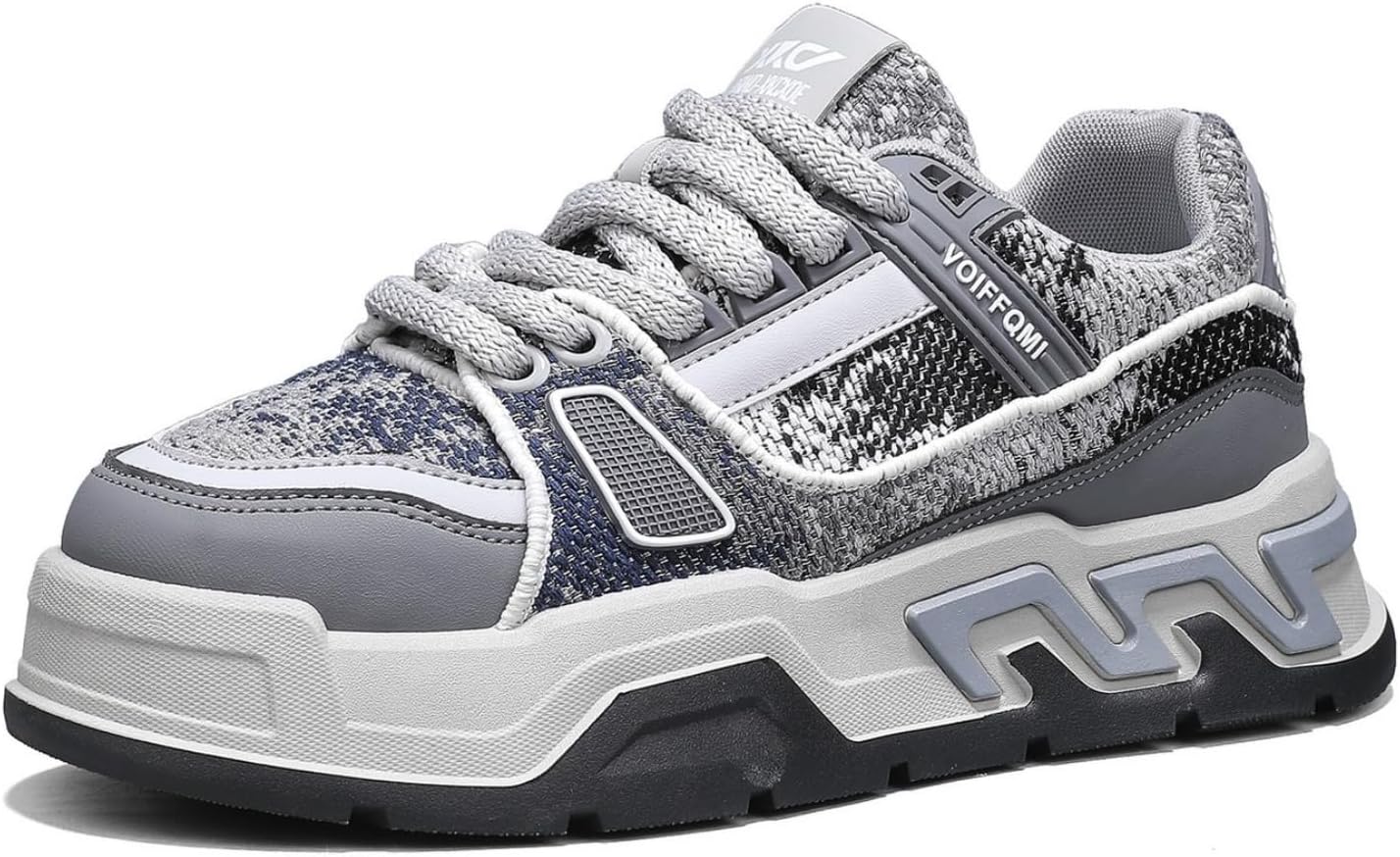 Мужские стильные массивные кроссовки с камуфляжным узором, легкие дышащие кроссовки на платформе «папа» для повседневной носки и уличного стиля Aokisx, серый
Мужские стильные массивные кроссовки с камуфляжным узором, легкие дышащие кроссовки на платформе «папа» для повседневной носки и уличного стиля Aokisx, серый