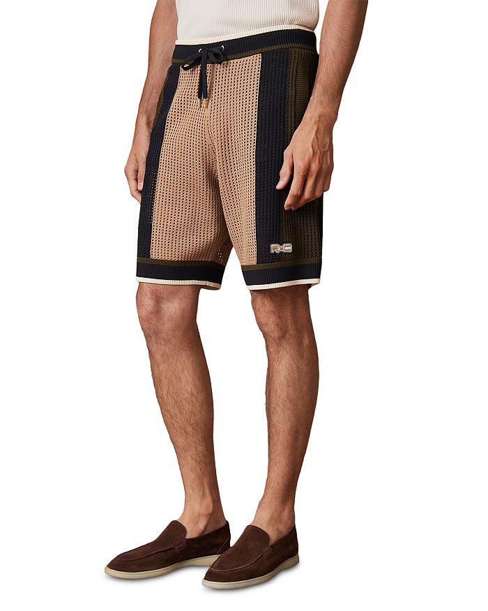 CHE REFRESH Шорты с цветными блоками в технике вязания крючком REISS, коричневый
CHE REFRESH Шорты с цветными блоками в технике вязания крючком REISS, коричневый