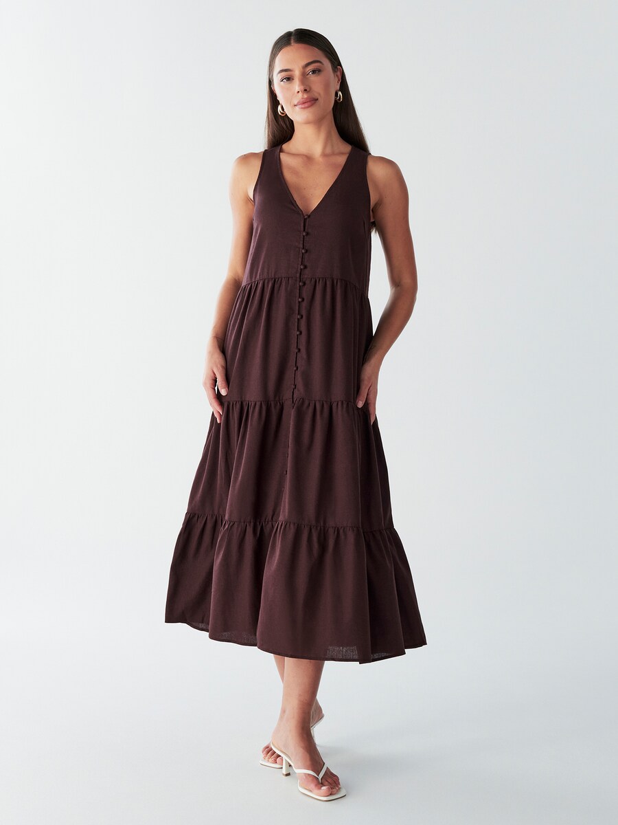 Миди платье BWLDR POLLY LINEN DRESS, Brown
Миди платье BWLDR POLLY LINEN DRESS, Brown