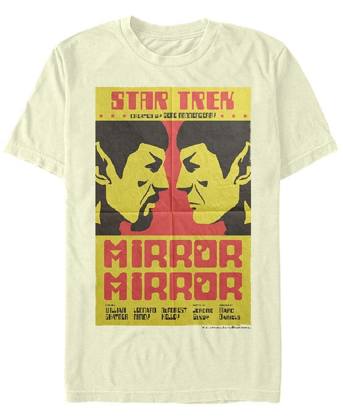 Мужская футболка Star Trek The Original Series Spock с зеркальным изображением и короткими рукавами Fifth Sun, тан/бежевый
Мужская футболка Star Trek The Original Series Spock с зеркальным изображением и короткими рукавами Fifth Sun, тан/бежевый