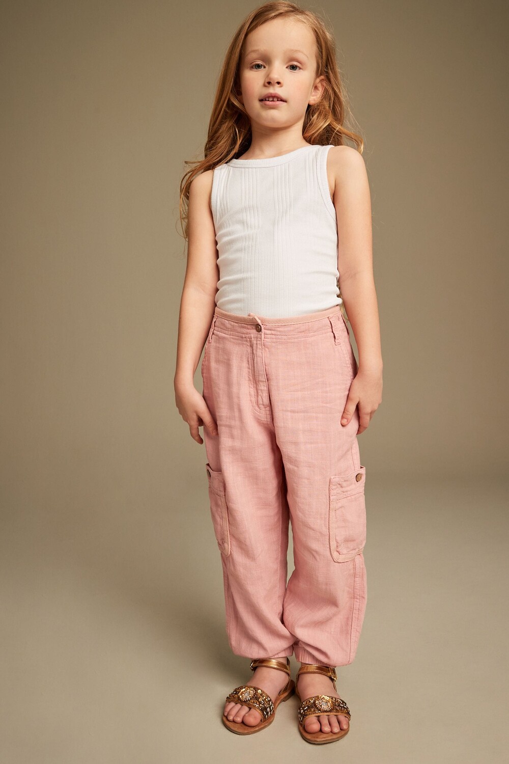 Льняные брюки-карго (3-16 лет) Next, розовый
Льняные брюки-карго (3-16 лет) Next, розовый