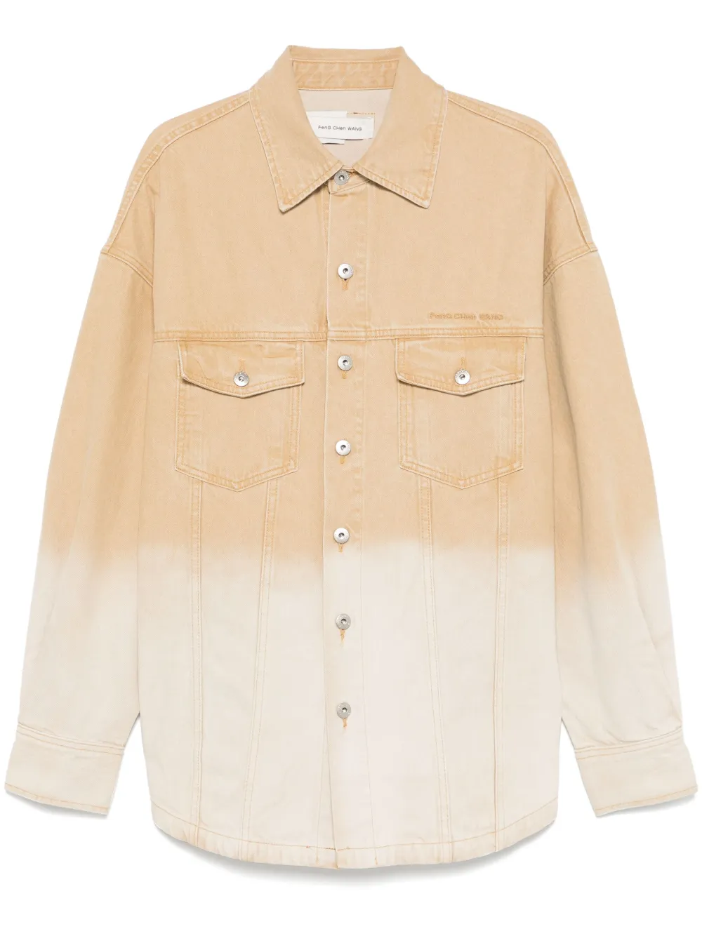 Джинсовая куртка с эффектом градиента Feng Chen Wang, коричневый
Джинсовая куртка с эффектом градиента Feng Chen Wang, коричневый