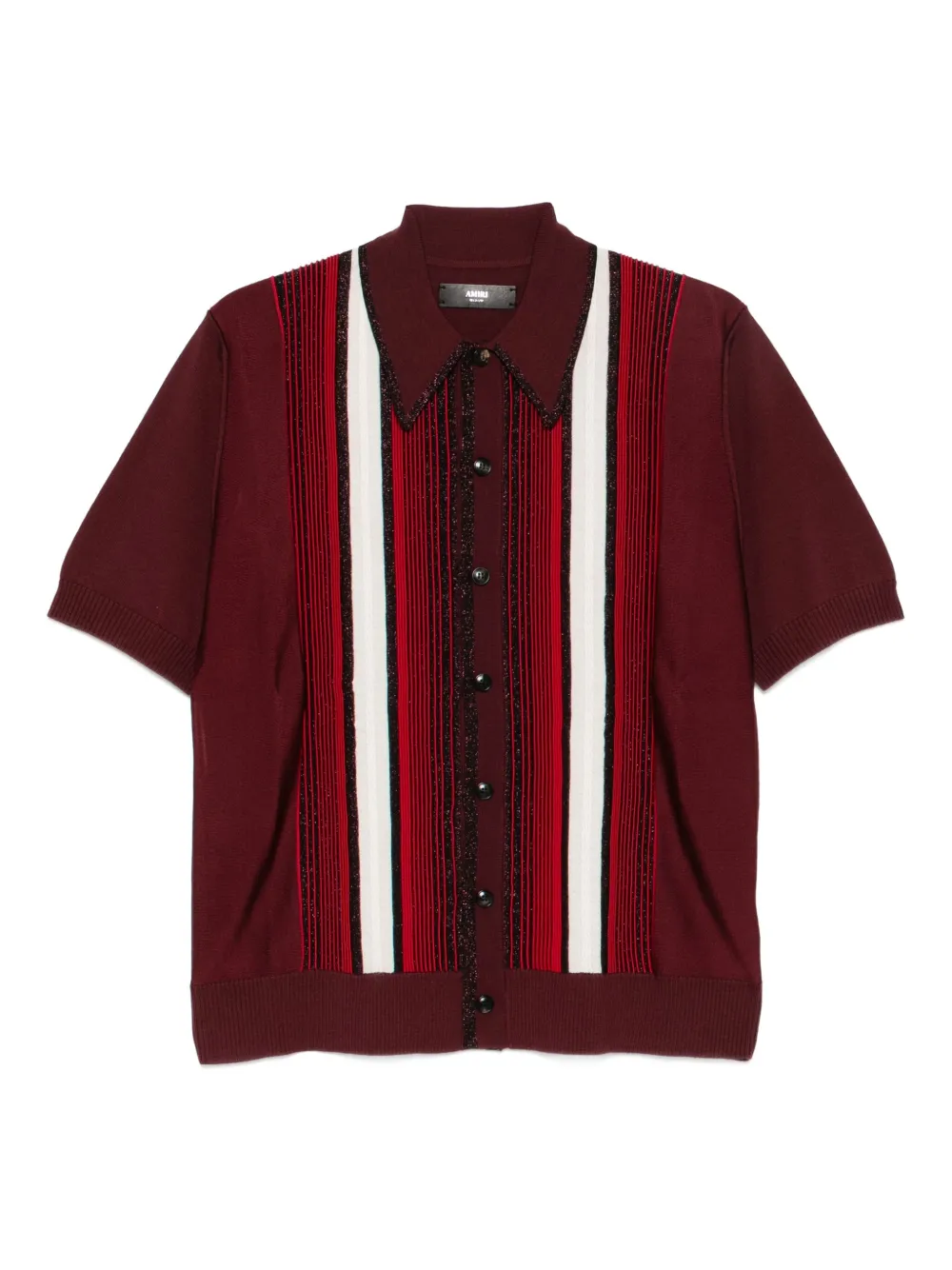 Декорированная рубашка в полоску AMIRI, красный
Декорированная рубашка в полоску AMIRI, красный