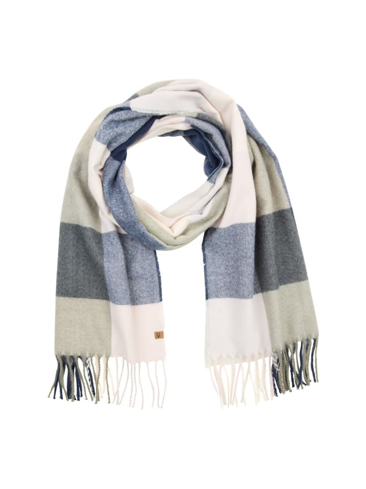 Клетчатый шарф с бахромой оливкового цвета Camel Active
Клетчатый шарф с бахромой оливкового цвета Camel Active