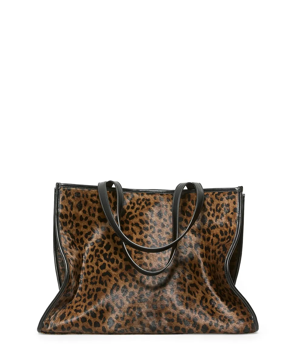 Макси-сумка из кожи с принтом под зебру Sfera, коричневый
Макси-сумка из кожи с принтом под зебру Sfera, коричневый