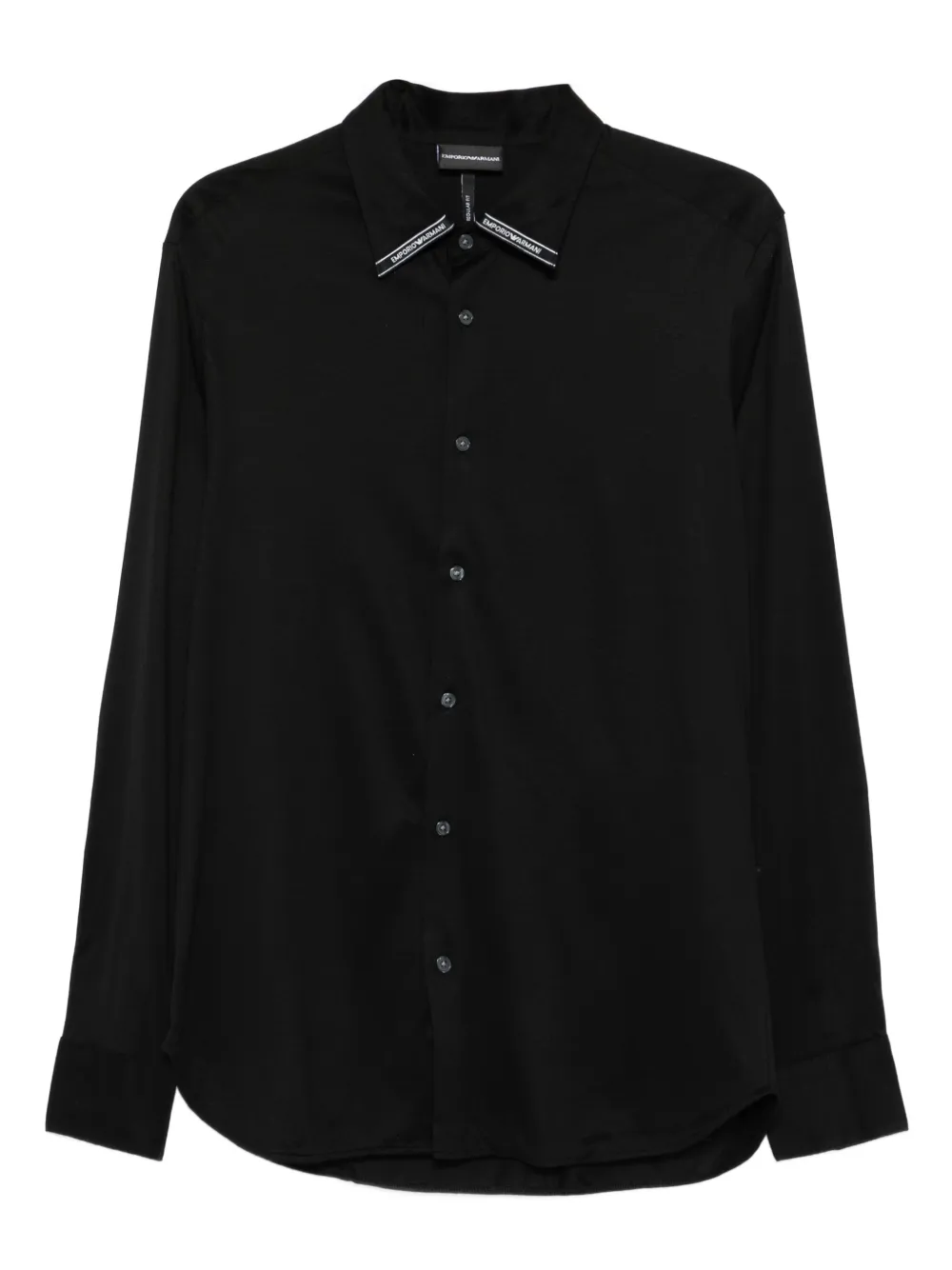 Рубашка с длинными рукавами и логотипом Emporio Armani, черный
Рубашка с длинными рукавами и логотипом Emporio Armani, черный