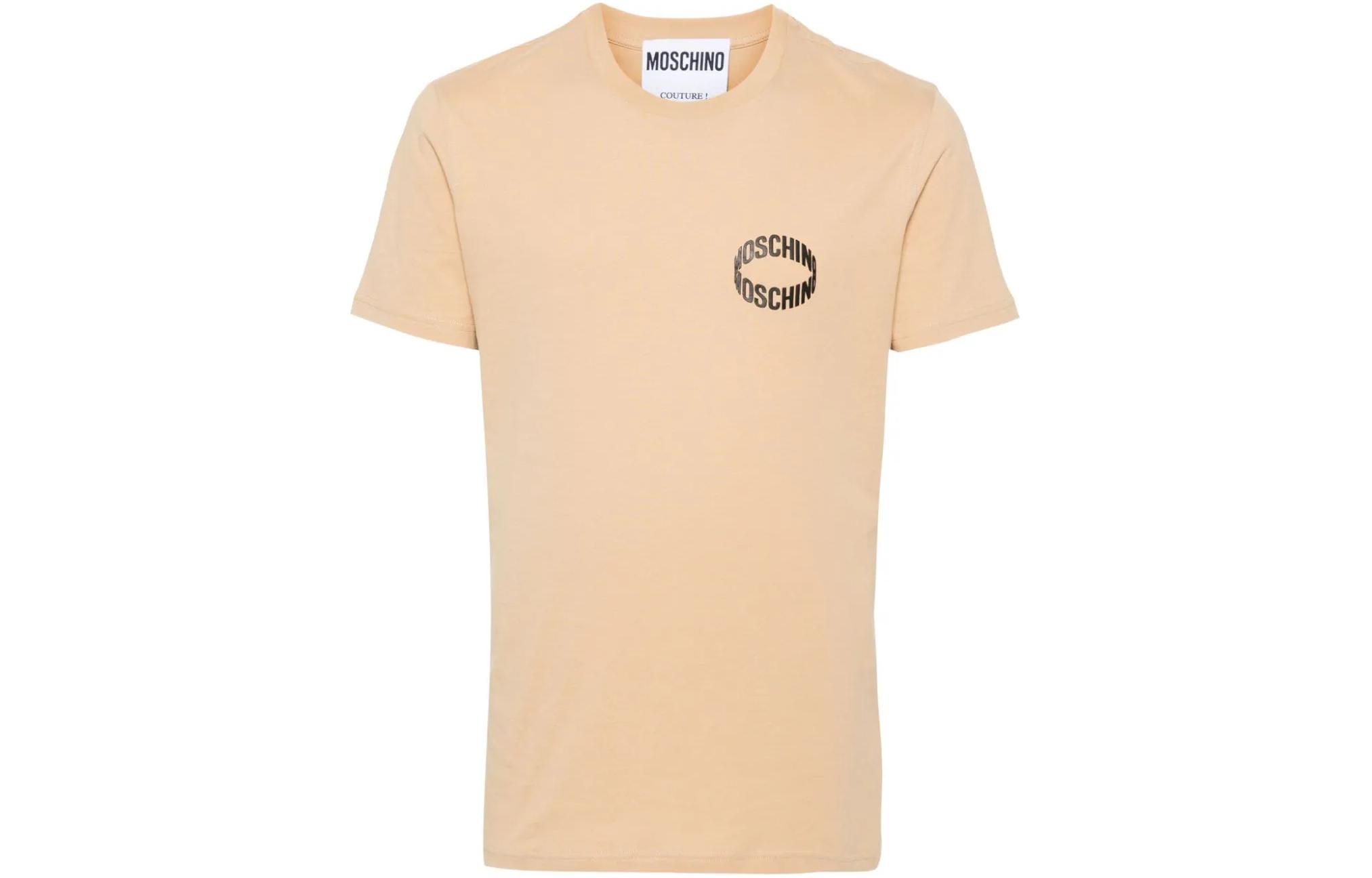Футболка с логотипом MOSCHINO, песочный бежево-желтый
Футболка с логотипом MOSCHINO, песочный бежево-желтый