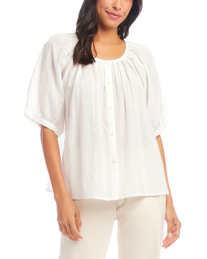 Крестьянская блуза с коротким рукавом и вышивкой Karen Kane, слоновая кость/кремовый
Крестьянская блуза с коротким рукавом и вышивкой Karen Kane, слоновая кость/кремовый