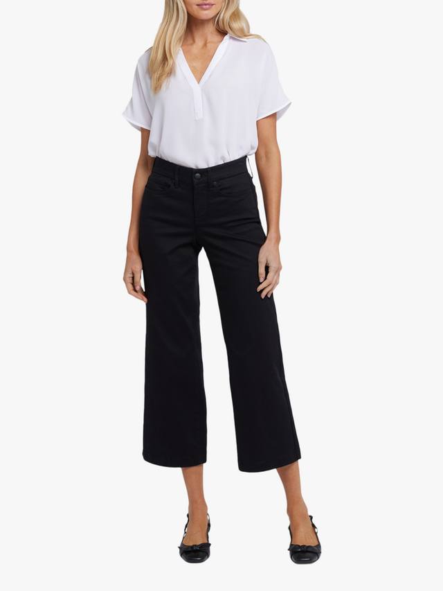 Широкие джинсы teresa по щиколотку в тон талии NYDJ, черный
Широкие джинсы teresa по щиколотку в тон талии NYDJ, черный