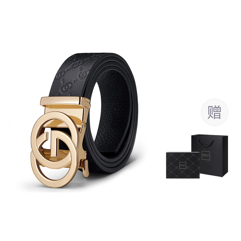 GOLF Ремень из натуральной кожи с автоматической пряжкой, Gold (Upgraded Gift Box Sets)
GOLF Ремень из натуральной кожи с автоматической пряжкой, Gold (Upgraded Gift Box Sets)