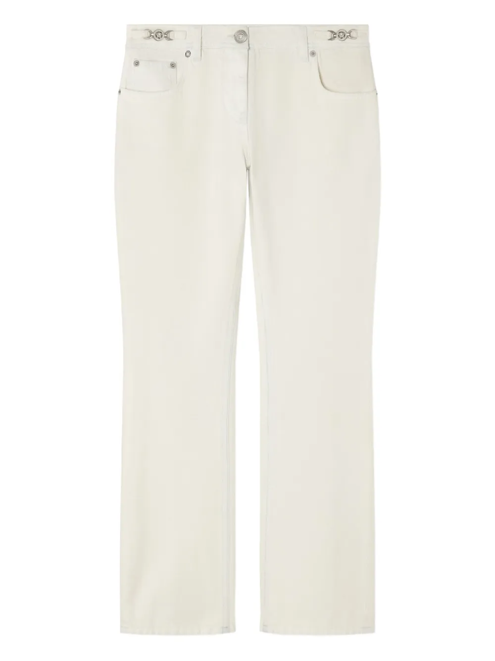 Хлопковые джинсы VERSACE, белый 
Хлопковые джинсы VERSACE, белый