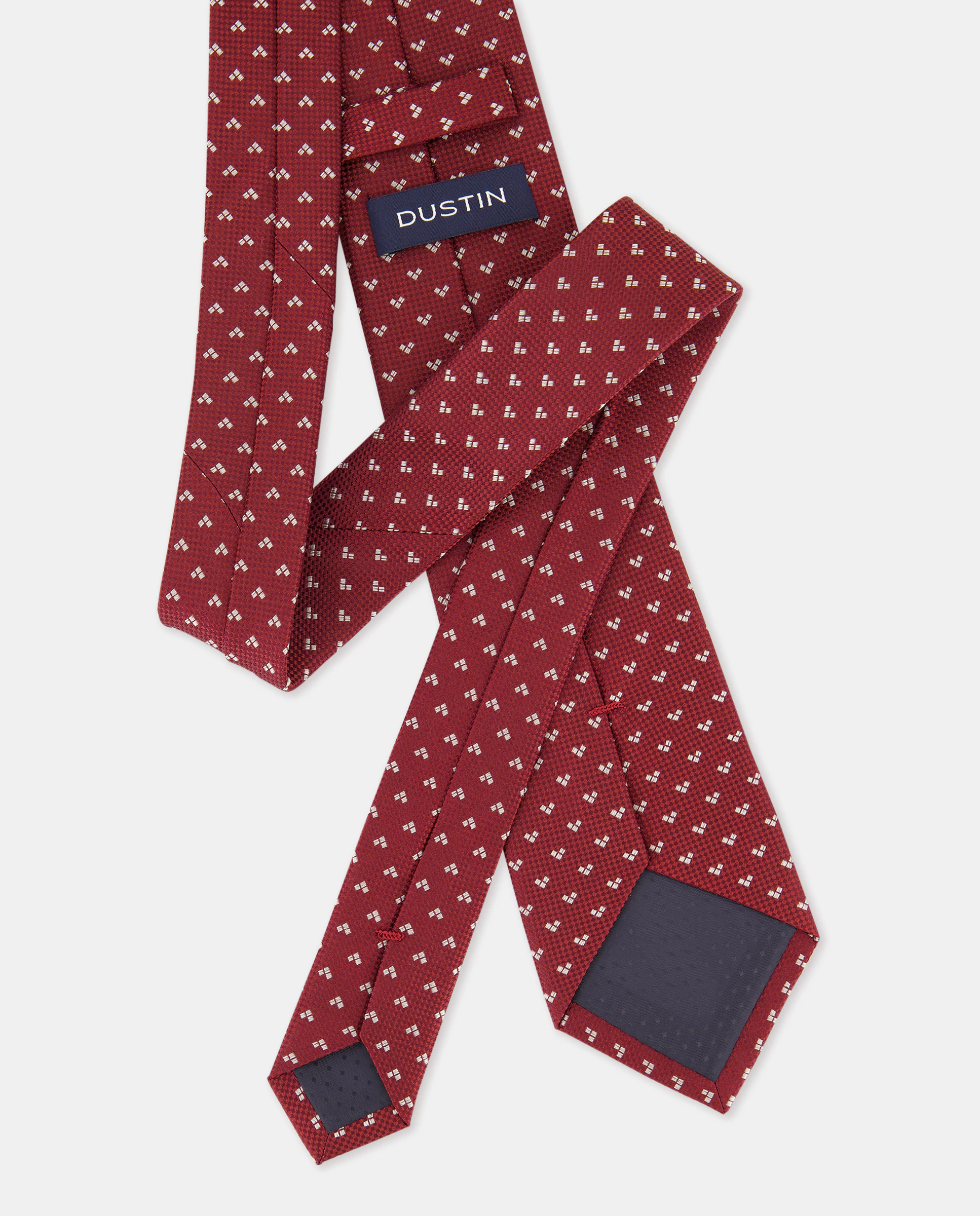Галстук из шелка с микроузором Dustin, бордовый
Галстук из шелка с микроузором Dustin, бордовый