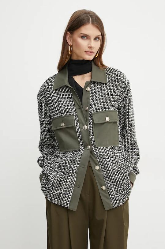 Куртка-рубашка с добавлением шерсти Liu Jo, зеленый
Куртка-рубашка с добавлением шерсти Liu Jo, зеленый