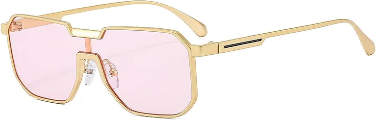 Ретро-солнцезащитные очки без оправы для женщин, модные, с цельными линзами, черные, с защитой от УФ-излучения UV400, для мужчин, роскошные, металлические VFDHN, Gold-pink
Ретро-солнцезащитные очки без оправы для женщин, модные, с цельными линзами, черные, с защитой от УФ-излучения UV400, для мужчин, роскошные, металлические VFDHN, Gold-pink