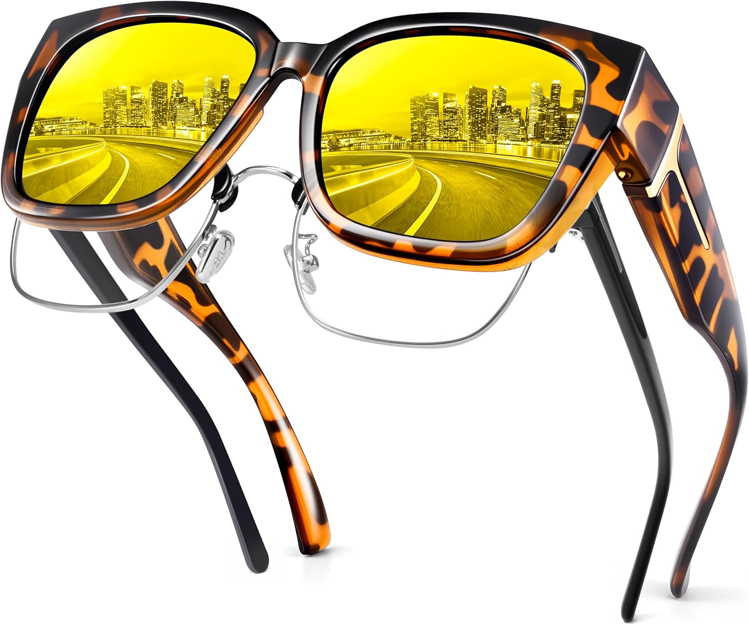 Женские поляризованные солнцезащитные очки URUMQI, защитные очки от УФ-излучения UV400 с линзами TR90, модные квадратные линзы, B05 Glossy Tortoise Frame/Night Vision Lens
Женские поляризованные солнцезащитные очки URUMQI, защитные очки от УФ-излучения UV400 с линзами TR90, модные квадратные линзы, B05 Glossy Tortoise Frame/Night Vision Lens