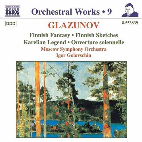 CD диск Glazunov / Golovschin: Finnish Fantasy Op 88 / Finnish Sketches Op 89
CD диск Glazunov / Golovschin: Finnish Fantasy Op 88 / Finnish Sketches Op 89