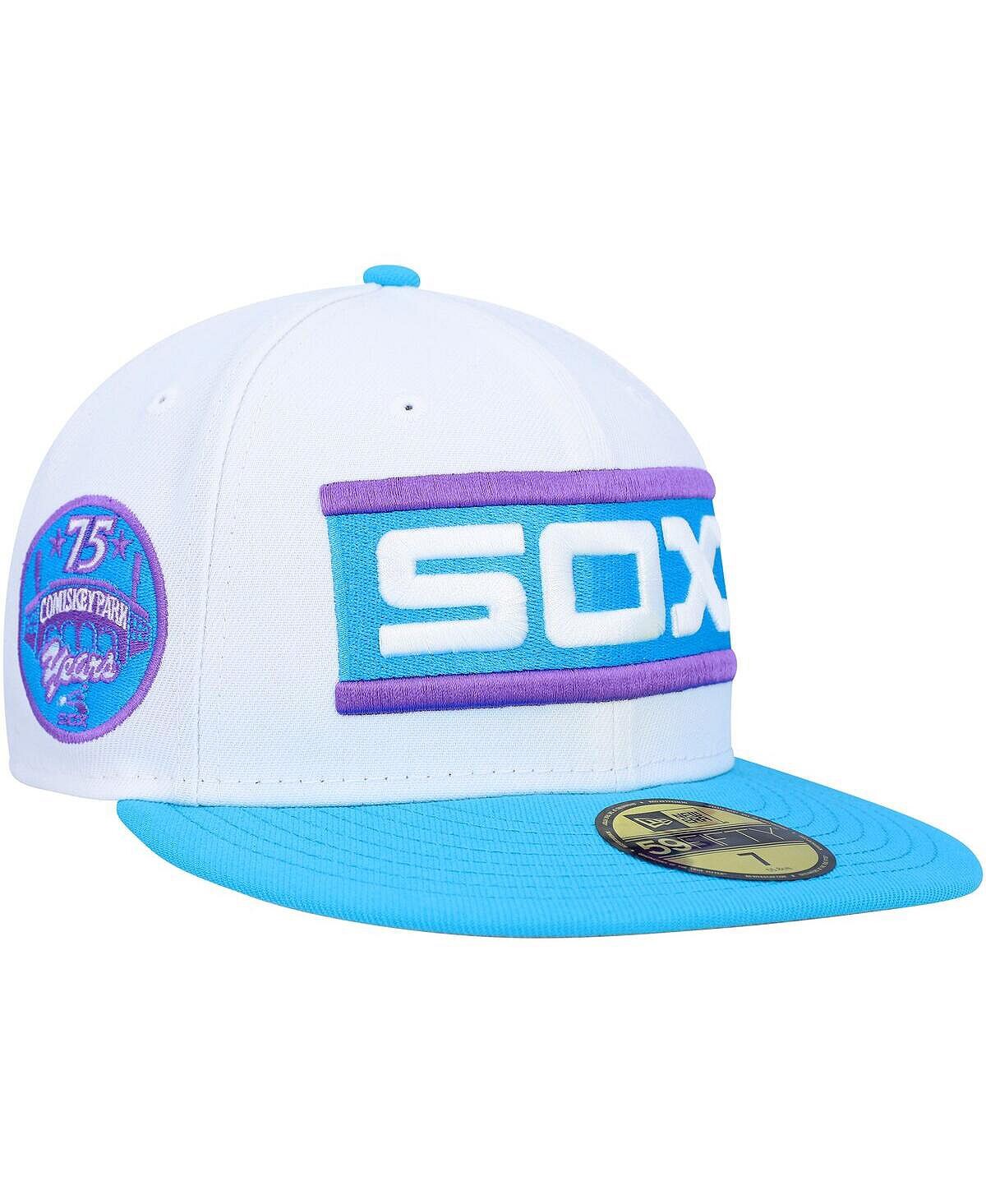 Мужская белая кепка Chicago White Sox Comiskey Park 75th Anniversary Vice 59FIFTY New Era
Мужская белая кепка Chicago White Sox Comiskey Park 75th Anniversary Vice 59FIFTY New Era