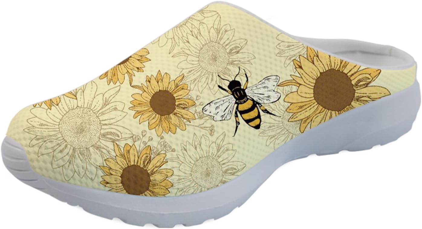 Мужские садовые сабо GLENLCWE Blue Sea Turtle, сетчатые, мягкие и удобные мюли и сабо, легкие, на липучке, для прогулок, кроссовки, пляжные сандалии, легкие, Sunflower Bee
Мужские садовые сабо GLENLCWE Blue Sea Turtle, сетчатые, мягкие и удобные мюли и сабо, легкие, на липучке, для прогулок, кроссовки, пляжные сандалии, легкие, Sunflower Bee