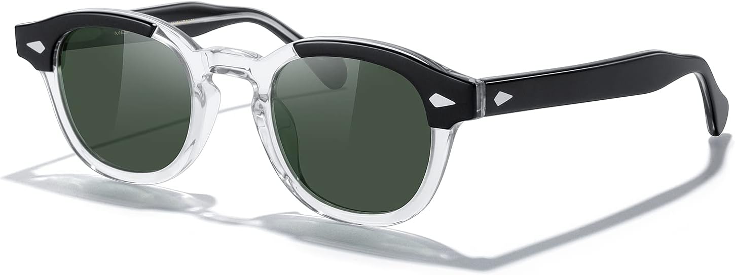 Солнцезащитные очки MERRY'S из ацетата с поляризацией, ретро-овальной формы, для мужчин и женщин, унисекс, для взрослых, винтажные очки, Black Transparent Frame/G15 Lens
Солнцезащитные очки MERRY'S из ацетата с поляризацией, ретро-овальной формы, для мужчин и женщин, унисекс, для взрослых, винтажные очки, Black Transparent Frame/G15 Lens