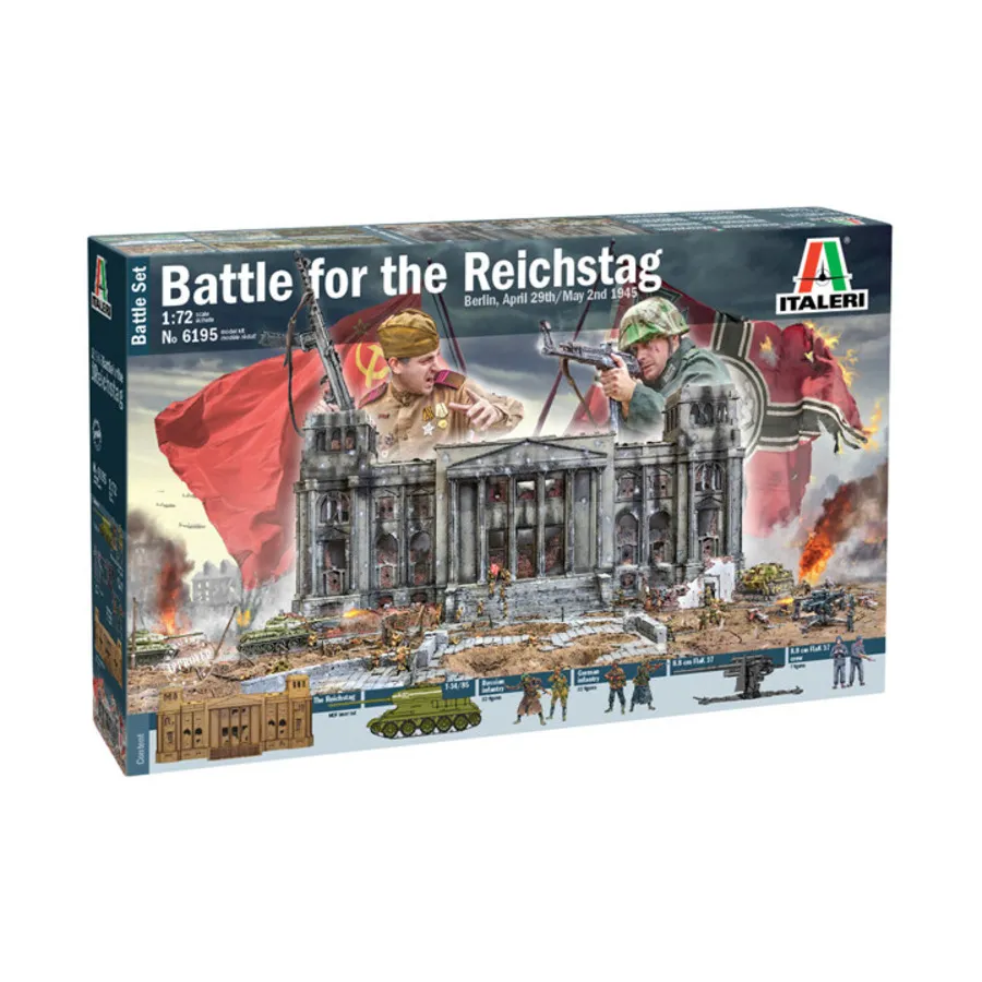 Битва за Рейхстаг 1945 г., Battle Sets (1:72) (Italeri)
Битва за Рейхстаг 1945 г., Battle Sets (1:72) (Italeri)