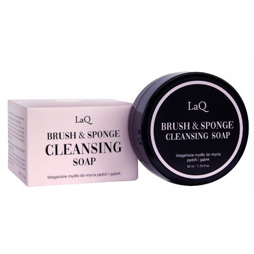 Мыло laq для чистки кистей и губок, банка 50 мл. 
Мыло laq для чистки кистей и губок, банка 50 мл.