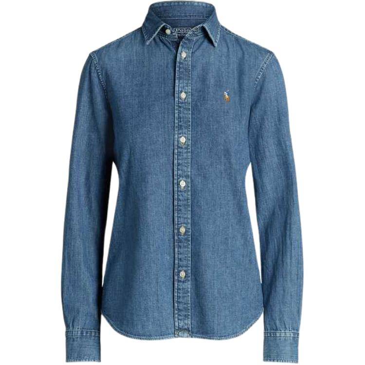 Polo Ralph Lauren Женская синяя рубашка
Polo Ralph Lauren Женская синяя рубашка