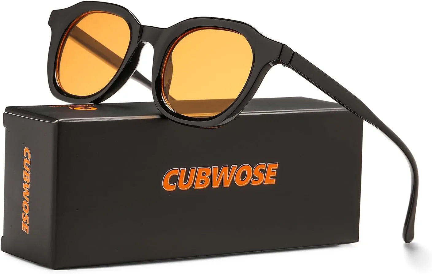 Ретро круглые солнцезащитные очки для женщин и мужчин, модные простые круглые солнцезащитные очки с защитой от УФ-излучения CUBWOSE, Black Frame/Yellow Lens
Ретро круглые солнцезащитные очки для женщин и мужчин, модные простые круглые солнцезащитные очки с защитой от УФ-излучения CUBWOSE, Black Frame/Yellow Lens