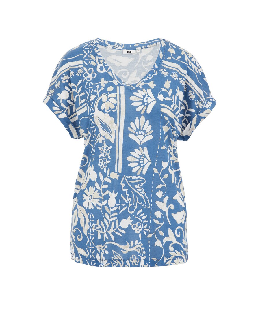 Топ WE Fashion, синий/светло-синий
Топ WE Fashion, синий/светло-синий