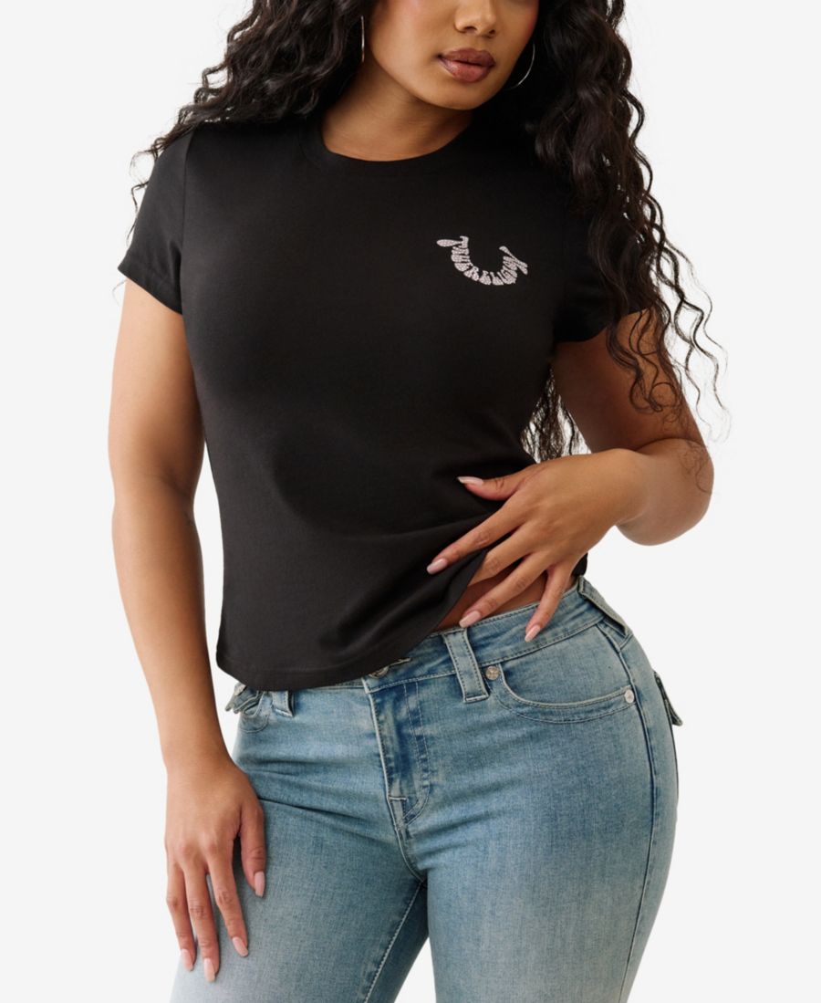 Женская футболка Crystal Horseshoe Crew True Religion, Jet Black
Женская футболка Crystal Horseshoe Crew True Religion, Jet Black