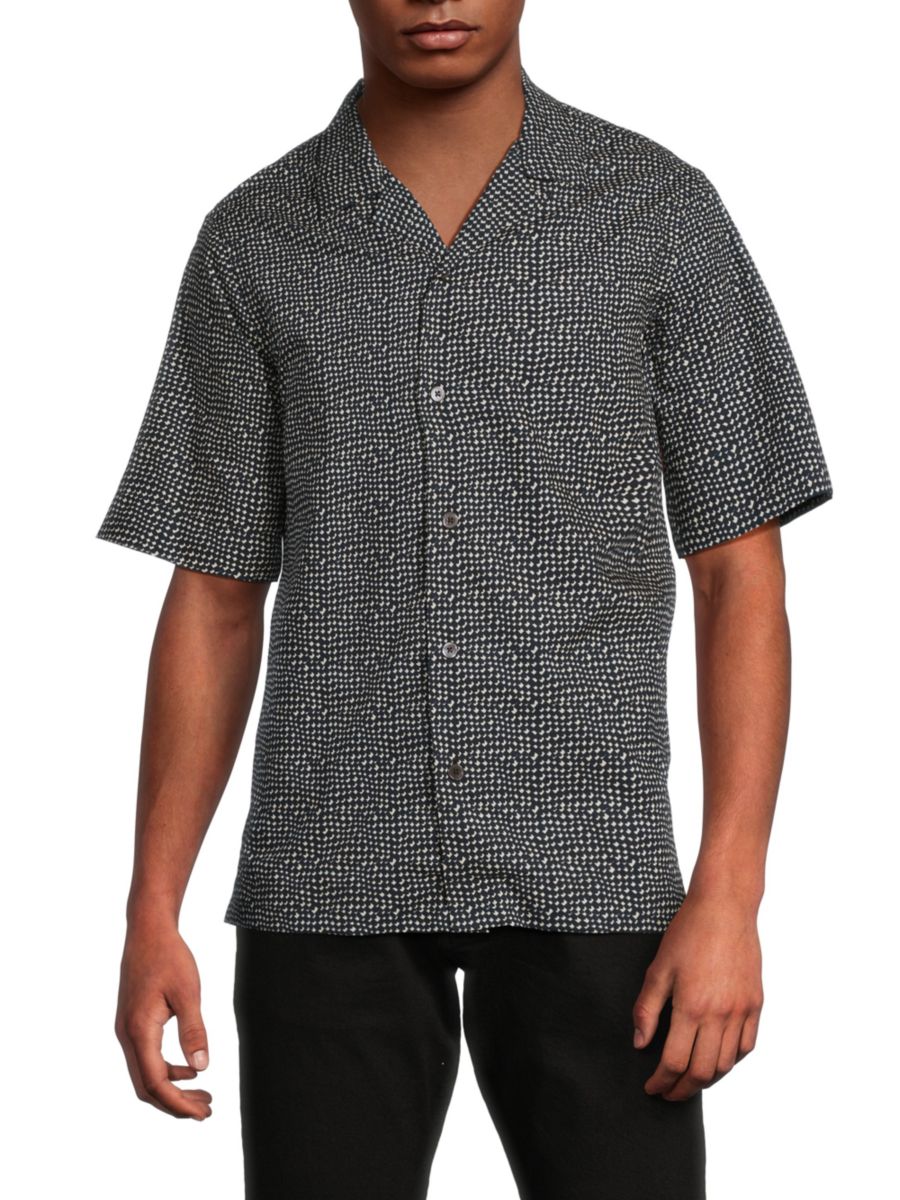 Рубашка из хлопкового принта для похода Paul Smith, темно-синий
Рубашка из хлопкового принта для похода Paul Smith, темно-синий