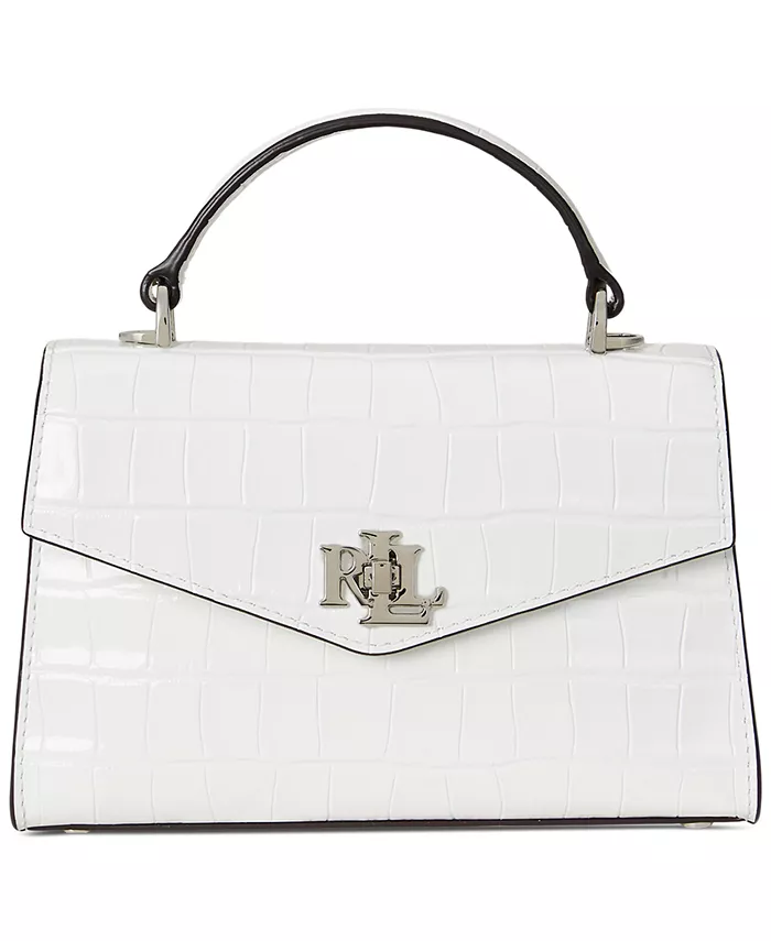 Сумка-сатчел Farrah Small из кожи с тиснением под крокодила Lauren Ralph Lauren, белый
Сумка-сатчел Farrah Small из кожи с тиснением под крокодила Lauren Ralph Lauren, белый