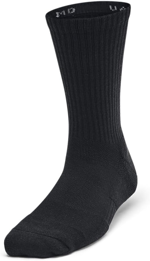 Детские тренировочные хлопковые носки Under Armour (3 пары), (001) Black/Black/White
Детские тренировочные хлопковые носки Under Armour (3 пары), (001) Black/Black/White