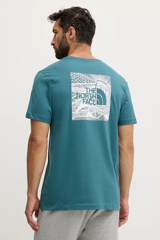 Футболка хлопковая Redbox Celebration The North Face, бирюзовый 
Футболка хлопковая Redbox Celebration The North Face, бирюзовый