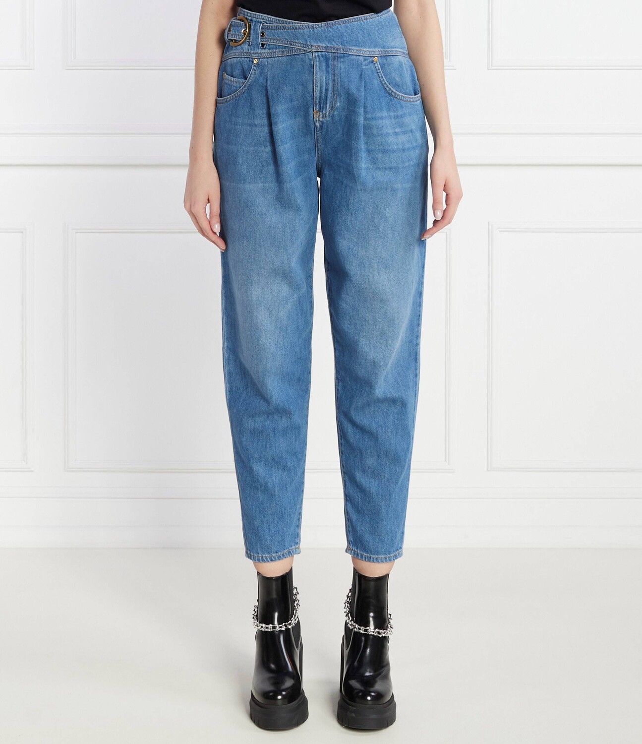 Джинсы Pinko trasimeno Mom Fit, синий
Джинсы Pinko trasimeno Mom Fit, синий