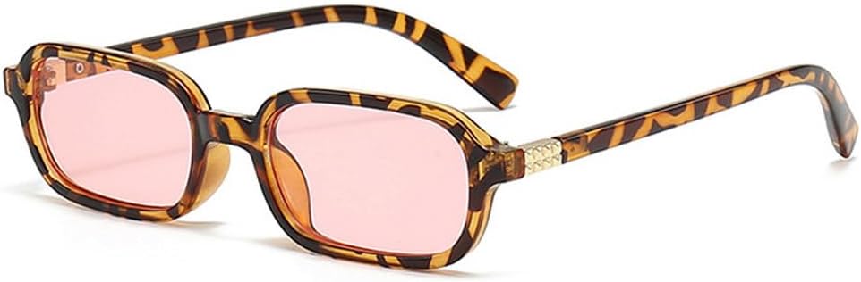 Модные женские солнцезащитные очки маленького прямоугольного размера с защитой от УФ-излучения UV400 в стиле ретро с прозрачными линзами, мужские очки в оправе HVTVTLA, Leopard Pink
Модные женские солнцезащитные очки маленького прямоугольного размера с защитой от УФ-излучения UV400 в стиле ретро с прозрачными линзами, мужские очки в оправе HVTVTLA, Leopard Pink