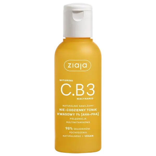 Тоник для лица с витаминами и кислотами Non-Everyday, 120 мл Ziaja Witamina c.b3
Тоник для лица с витаминами и кислотами Non-Everyday, 120 мл Ziaja Witamina c.b3