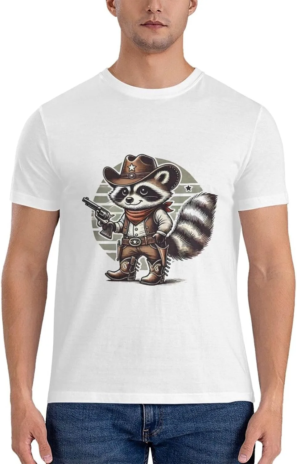 Футболка Cotton Casual Vintage Cowboy Racoon WXENAIEDK
Футболка Cotton Casual Vintage Cowboy Racoon WXENAIEDK