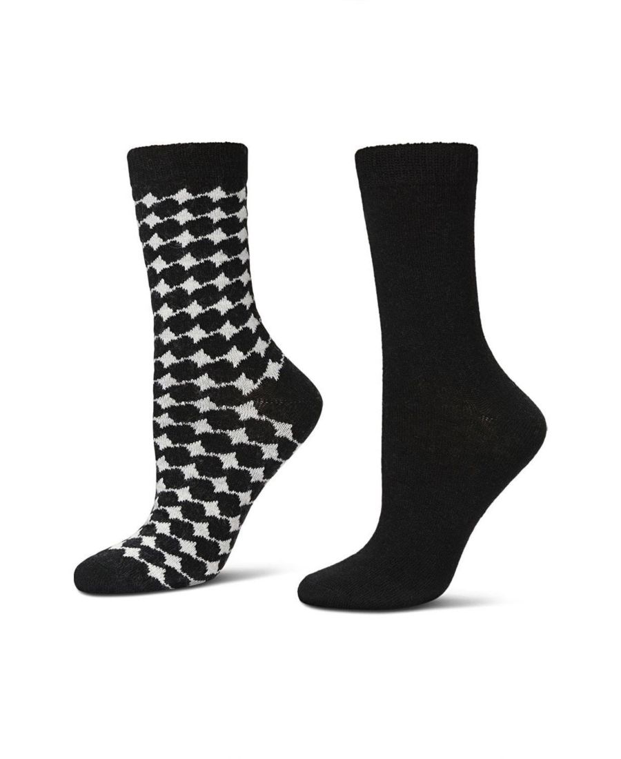 Женские носки Wool Waves Crew Socks (2 шт в упаковке) MeMoi, Black
Женские носки Wool Waves Crew Socks (2 шт в упаковке) MeMoi, Black