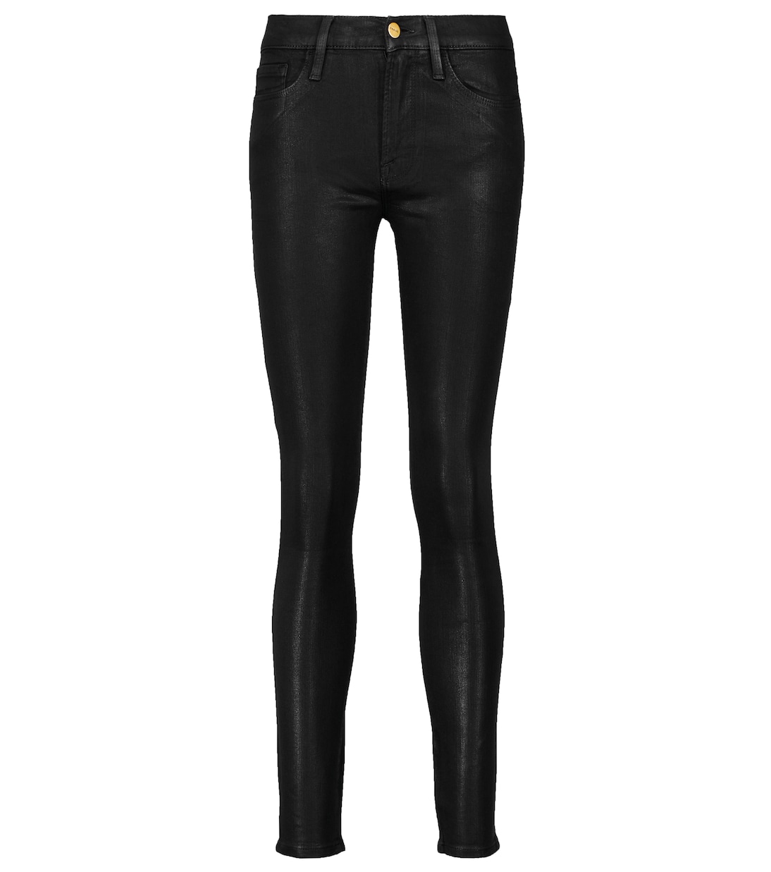 Джинсы Le Skinny De Jeanne средней посадки Frame, Noir 
Джинсы Le Skinny De Jeanne средней посадки Frame, Noir