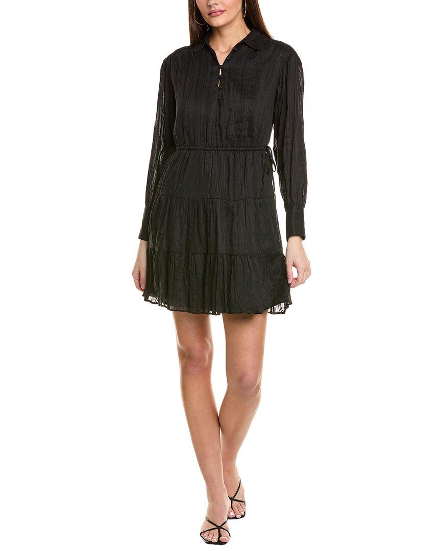 1. STATE Многослойное мини-платье из смесового шелка 1.State, черный
1. STATE Многослойное мини-платье из смесового шелка 1.State, черный