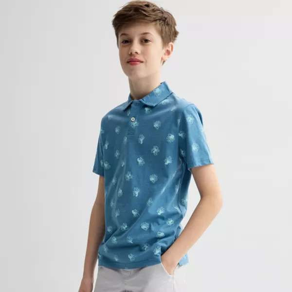 Мягкая поло для мальчиков 8-20 лет в обычной и увеличенной полноте Sonoma Goods For Life, цвет octopus medium blue
Мягкая поло для мальчиков 8-20 лет в обычной и увеличенной полноте Sonoma Goods For Life, цвет octopus medium blue