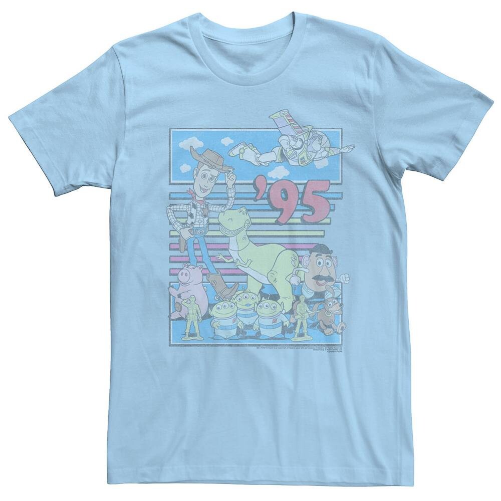 Мужская красочная футболка в стиле ретро Disney/Pixar's Toy Story 95 Licensed Character, цвет Light Blue
Мужская красочная футболка в стиле ретро Disney/Pixar's Toy Story 95 Licensed Character, цвет Light Blue